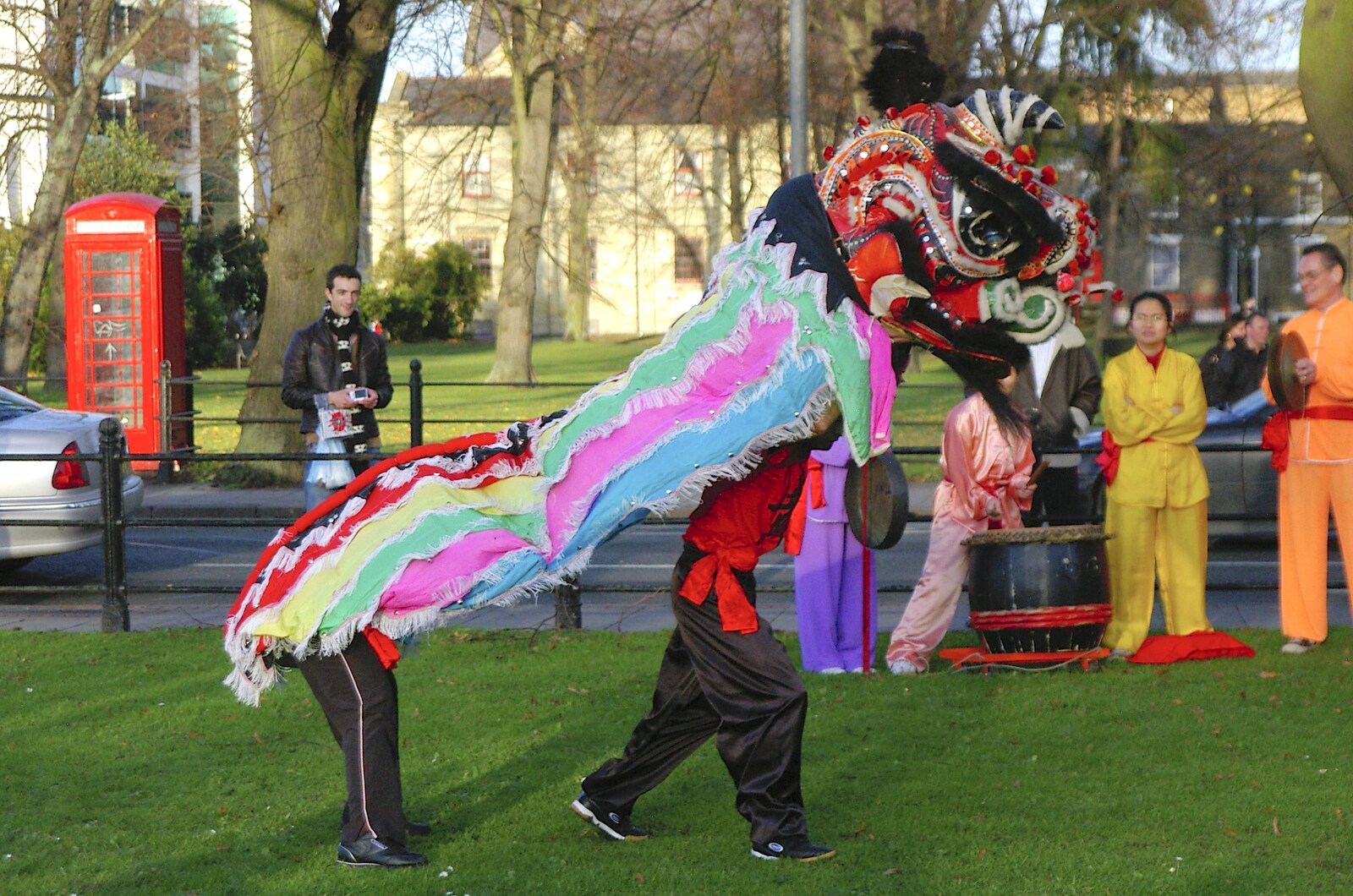A dragon dance from The Winter Fair, Mill Road, Cambridge - 2nd December 2006