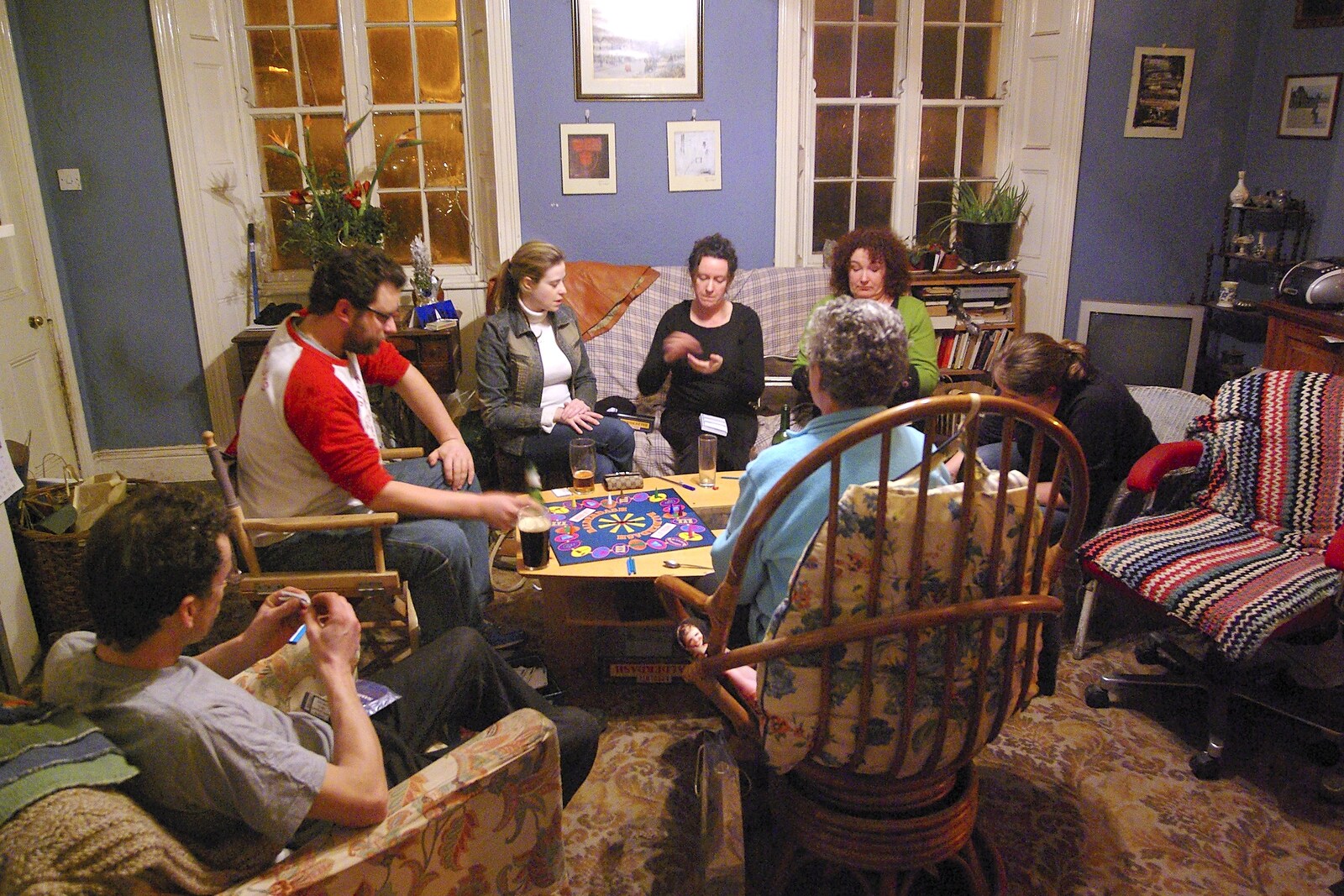 Games in the lounge from The BBs at the Park Hotel, and Christmas in Blackrock, Dublin, Ireland - 25th December 2006