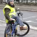 Natan on a bike, The Christmas Markets of Brussels, Belgium - 1st January 2007