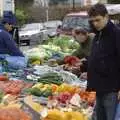 Pieter buys a red pepper, The Christmas Markets of Brussels, Belgium - 1st January 2007