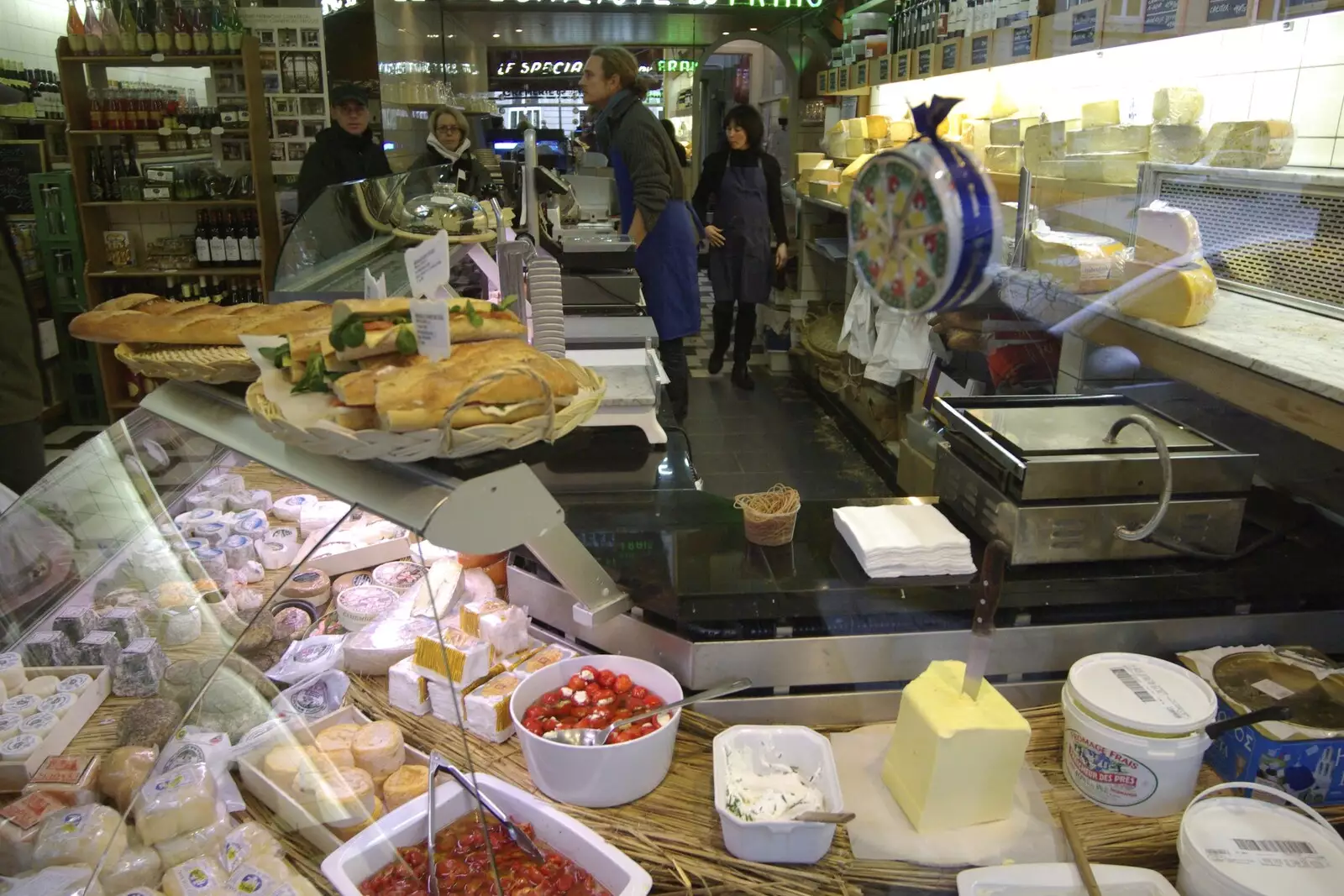 Inside a cheese deli, from The Christmas Markets of Brussels, Belgium - 1st January 2007