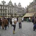 Tourists on the Grand Place, The Christmas Markets of Brussels, Belgium - 1st January 2007
