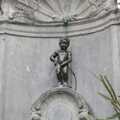 Brussels' famouse Manneken Pis statue, The Christmas Markets of Brussels, Belgium - 1st January 2007