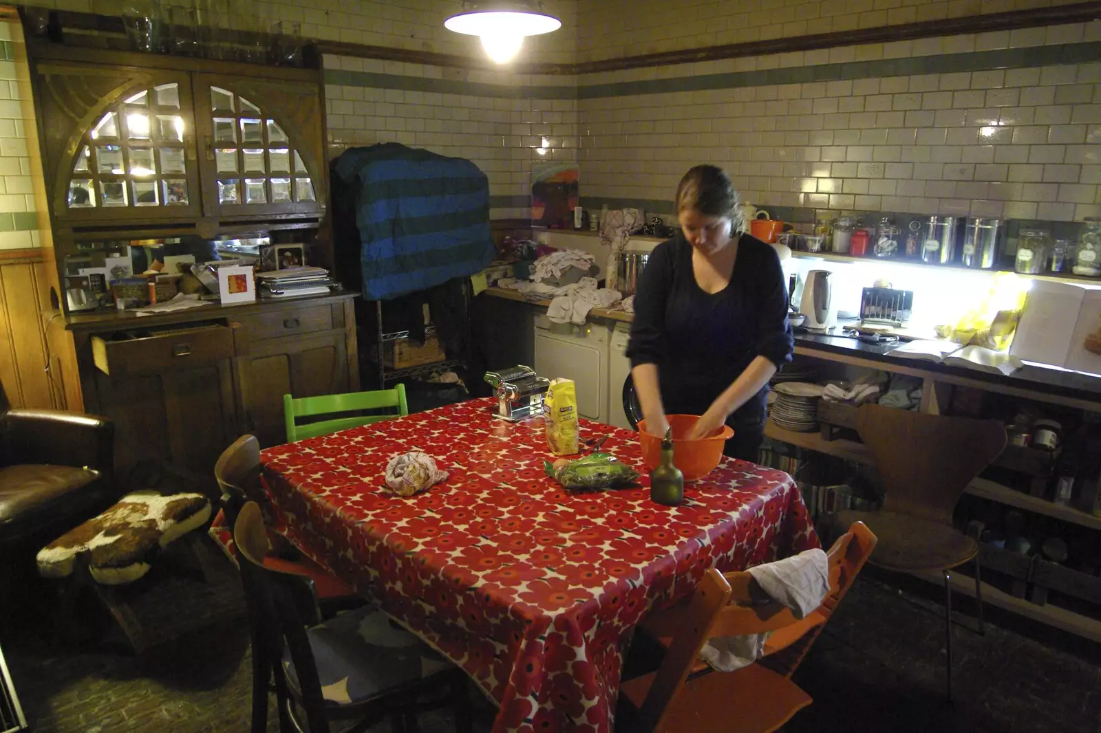 Back in the kitchen, from The Christmas Markets of Brussels, Belgium - 1st January 2007