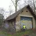 We find a derelict building in Royal Park, The Christmas Markets of Brussels, Belgium - 1st January 2007