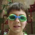 2007 Natan shows off his swimming goggles