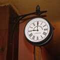 2007 Liviu takes a photo of the pub clock