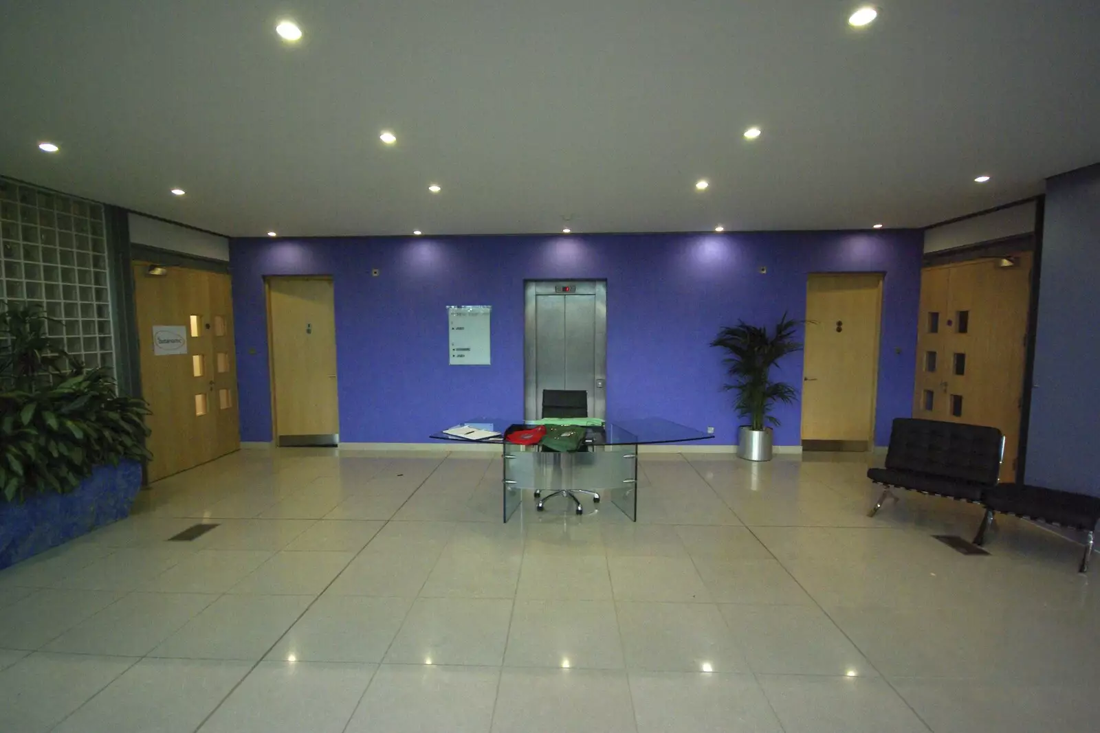The building's reception area, from Taptu: A New Start-up, and The BBs at the Apollo Rooms, Harleston - 3rd February 2007