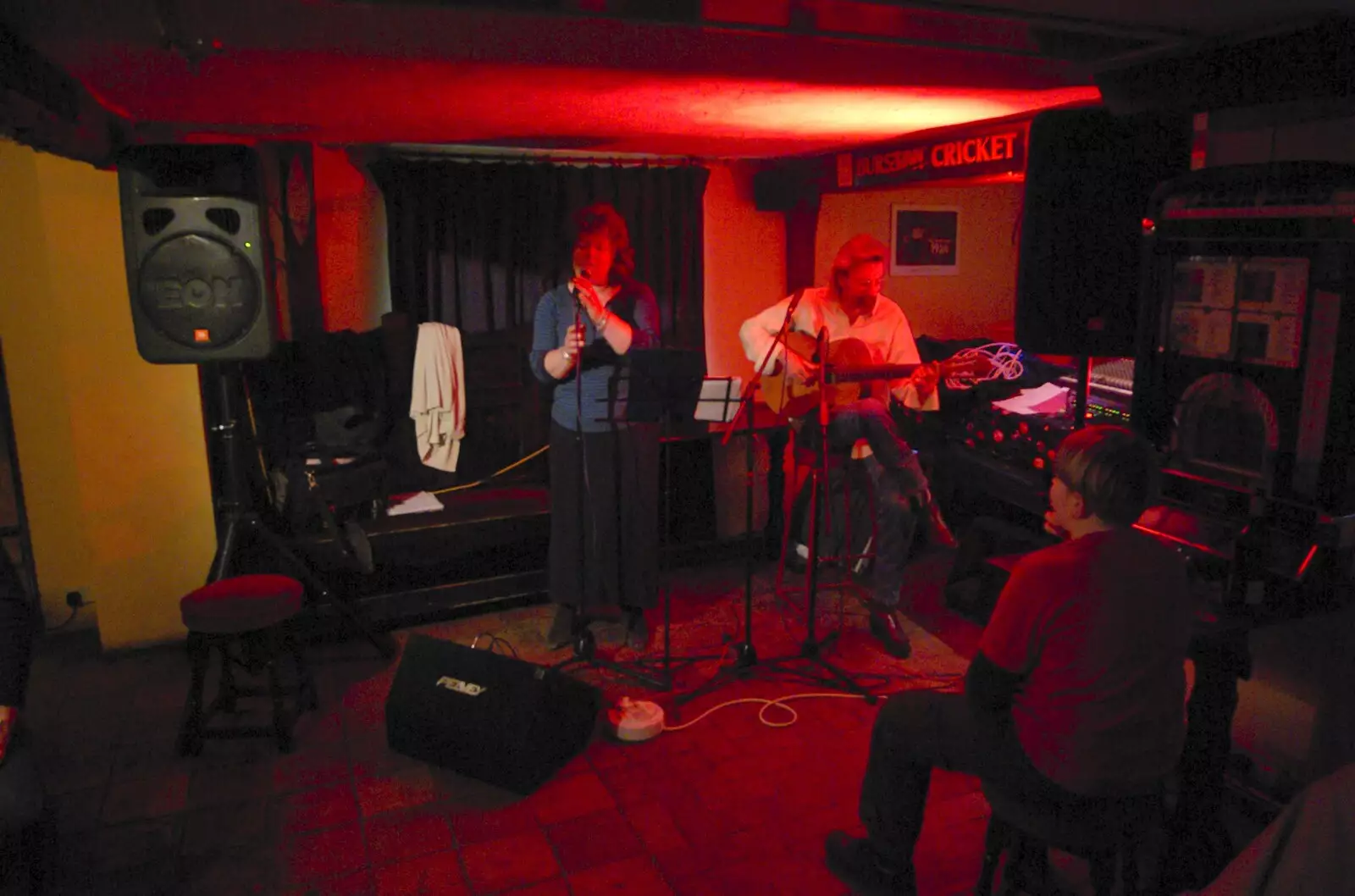 In the Burston Crown, from Rob and Jo Play the Crown, Burston, Norfolk - 18th February 2007