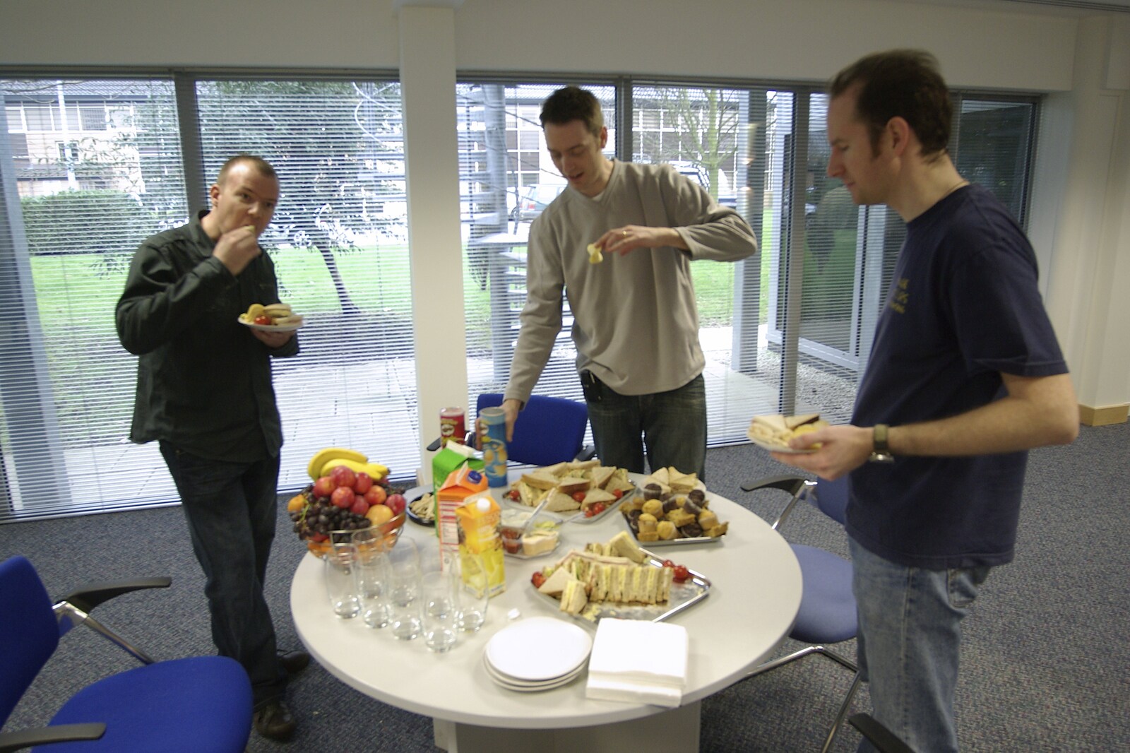 The food is started from Taptu Moves Offices: Crossing Milton Road, Cambridge - 19th February 2007