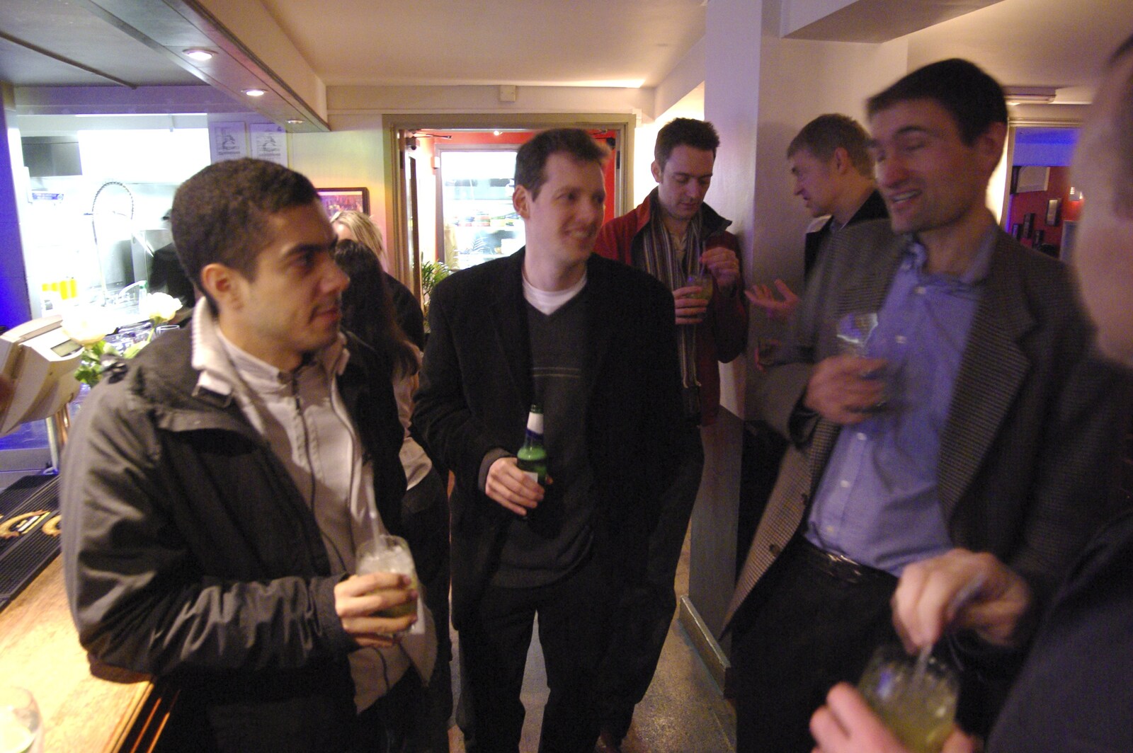 Marc and Al chat to Bob from Taptu on the Razz at La Raza, Rose Crescent, Cambridge - 22nd February 2007