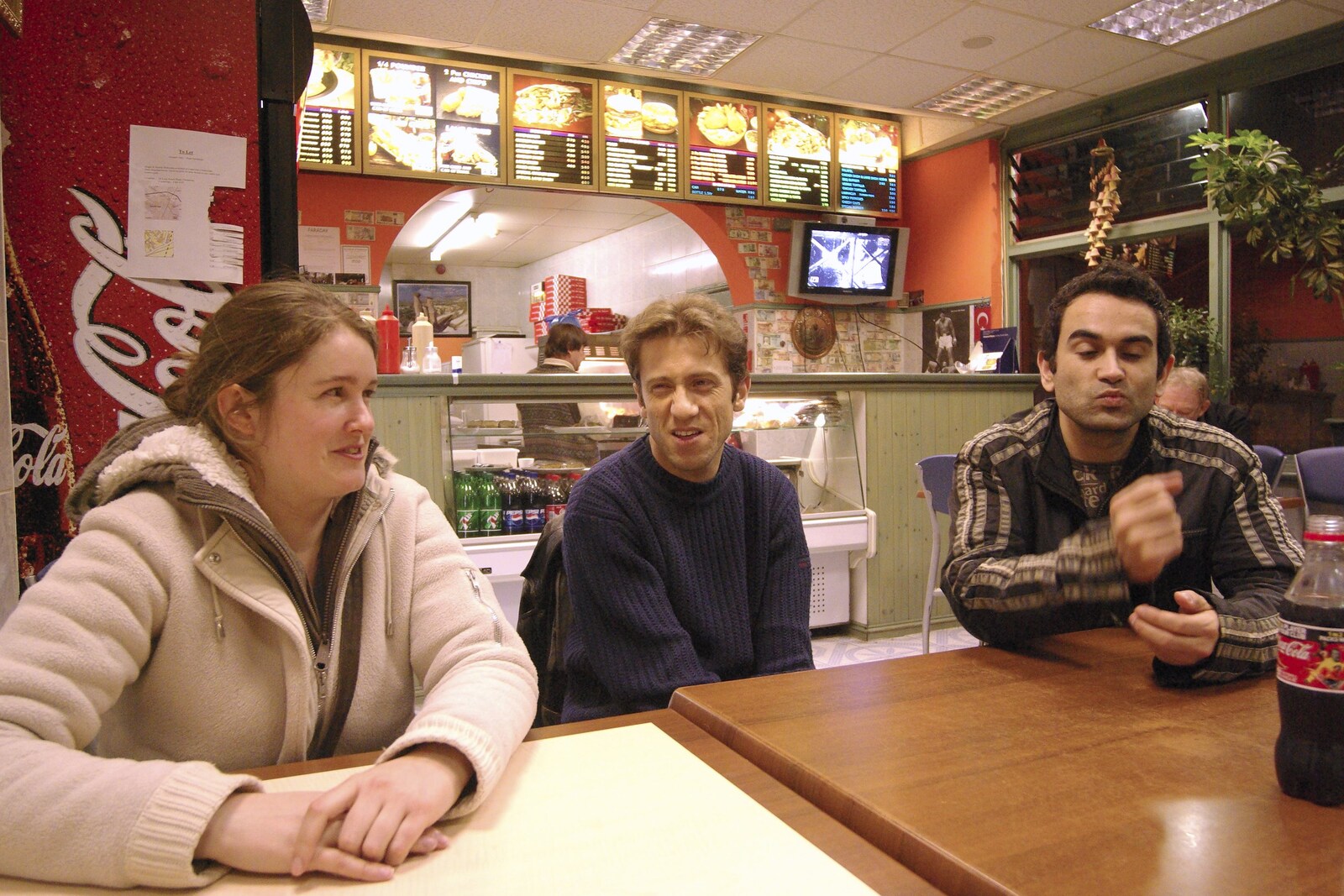 There's a stop at 'Carlos Kebab King' on Mill Road from Hani Leaves The Lab, Alexandra Arms, Cambridge - 23rd February 2007