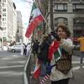 More flag waving, Persian Day Parade, Upper East Side and Midtown, New York, US - 25th March 2007