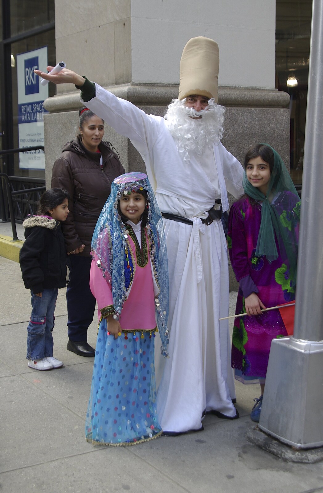 Persian Day Parade, Upper East Side and Midtown, New York, US - 25th March 2007: Another fake beard