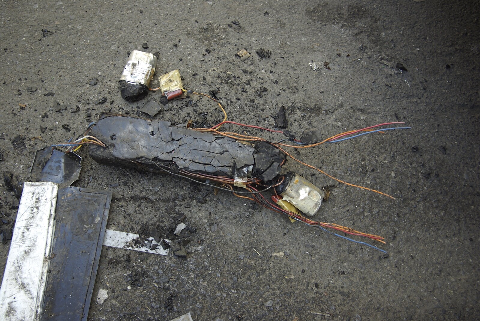 Persian Day Parade, Upper East Side and Midtown, New York, US - 25th March 2007: Some sort of broken electrical gear on the street