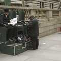 A Hasidic dude gets a shoe shine, Persian Day Parade, Upper East Side and Midtown, New York, US - 25th March 2007