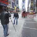 Filming in Times Square, Crossing Brooklyn Bridge, New York, US - 26th March 2007