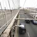 A view of traffic from the bridge, Crossing Brooklyn Bridge, New York, US - 26th March 2007