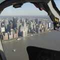 The pilot's view, Liberty Island, A Helicopter Trip and Madison Square Basketball, New York, US - 27th March 2007