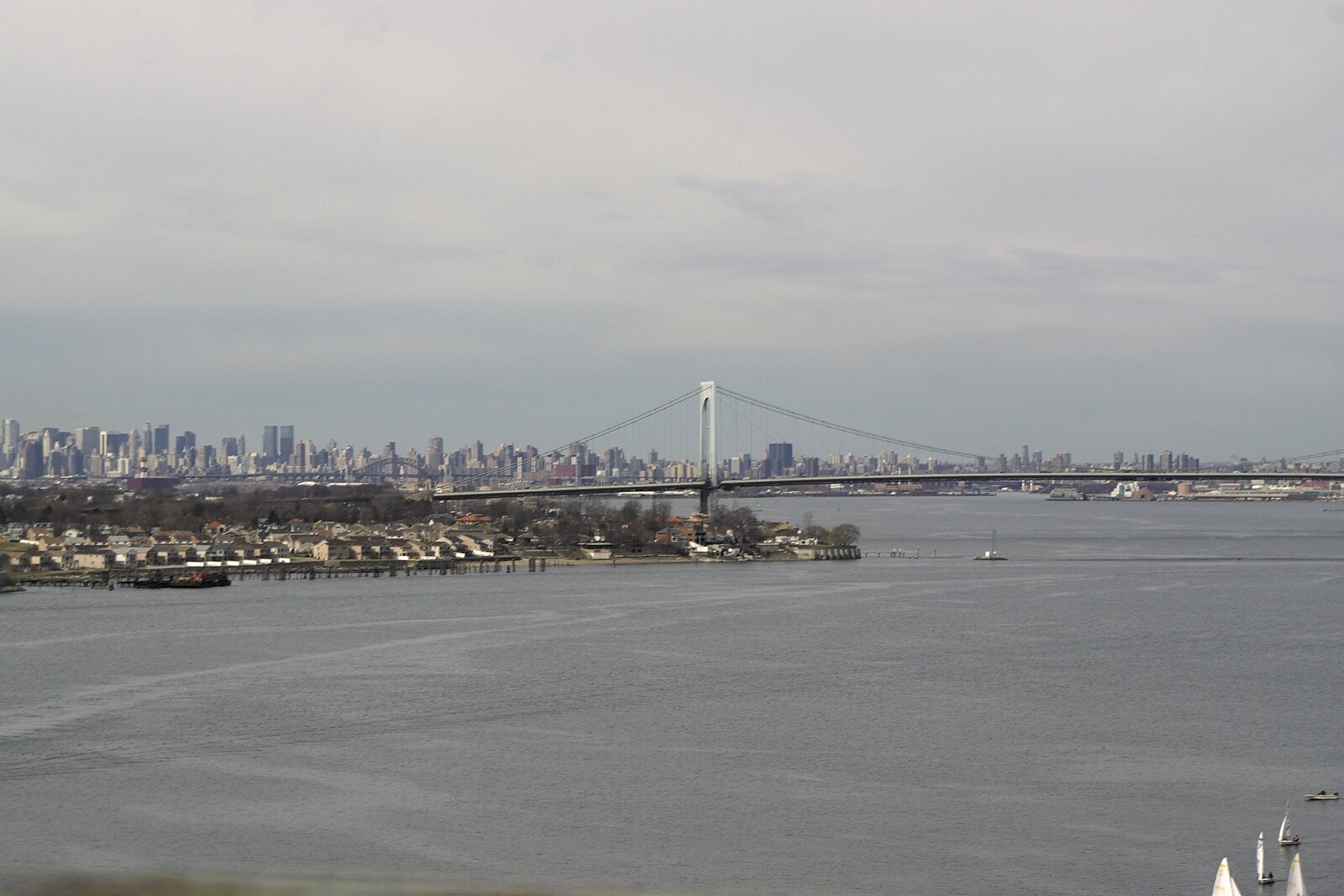 A Return to Fire Island, Long Island, New York State, US - 30th March 2007: The Bronx Whitestone Bridge