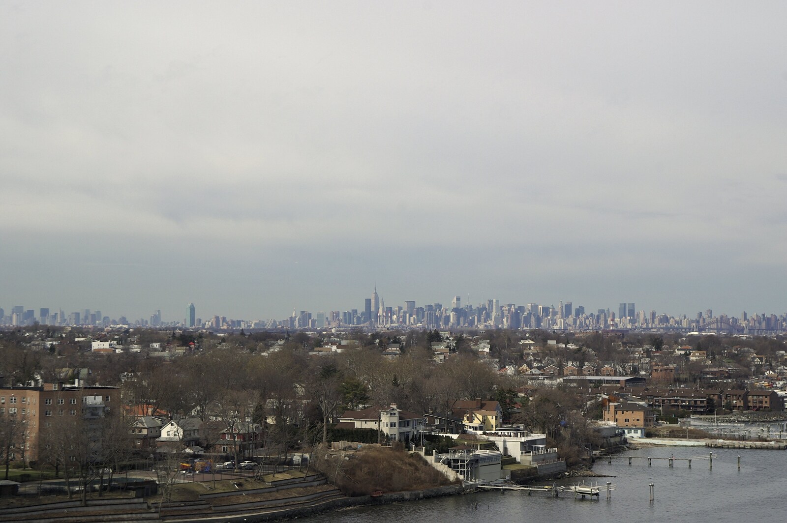 A Return to Fire Island, Long Island, New York State, US - 30th March 2007: Powell's Cove, and a distance view of Manhattan