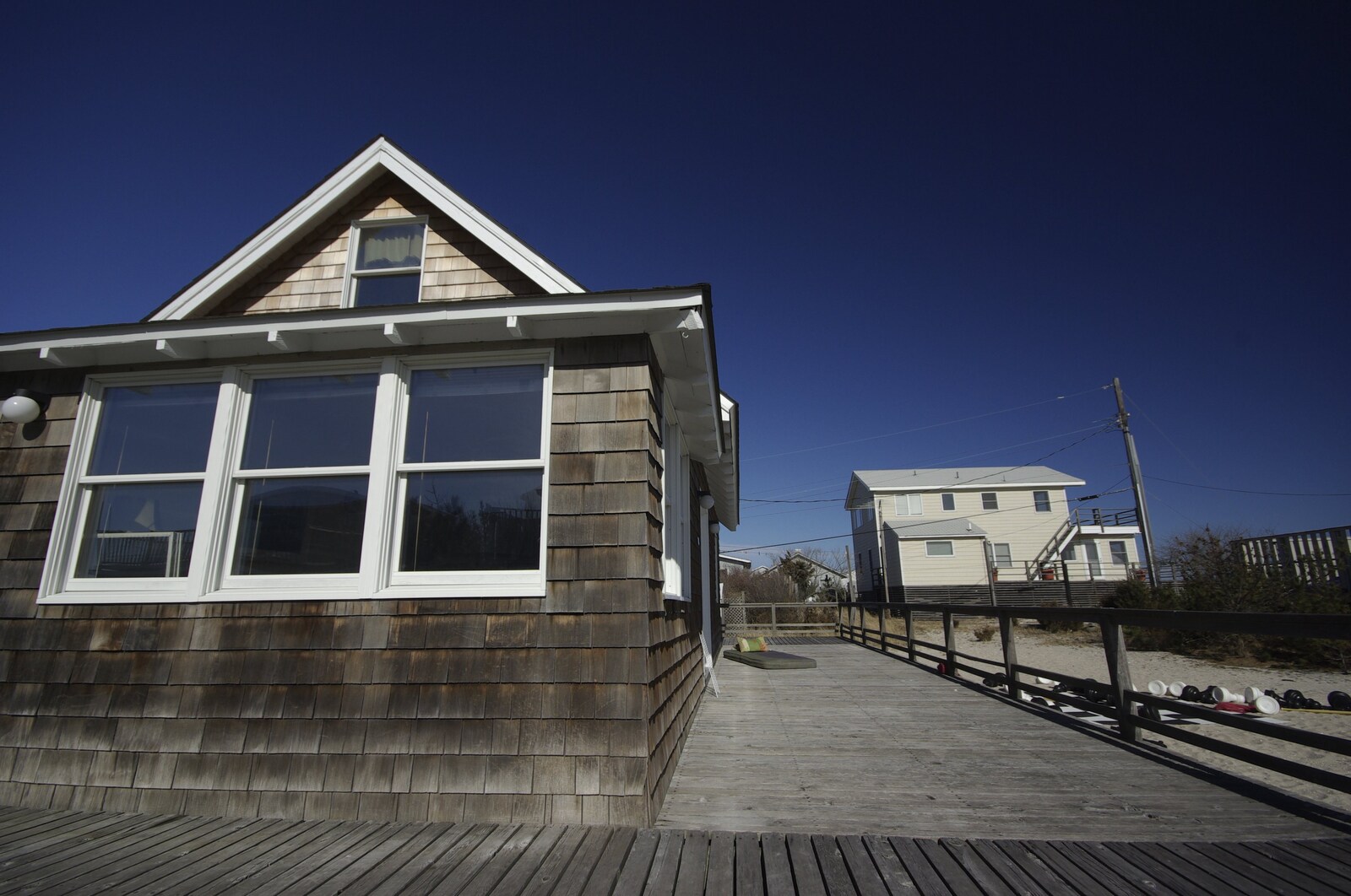 A Return to Fire Island, Long Island, New York State, US - 30th March 2007: Lolly's beach house