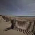 A fence under the moonlight, A Return to Fire Island, Long Island, New York State, US - 30th March 2007