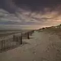 Moonlit beach under the barf-glow of Manhattan, A Return to Fire Island, Long Island, New York State, US - 30th March 2007