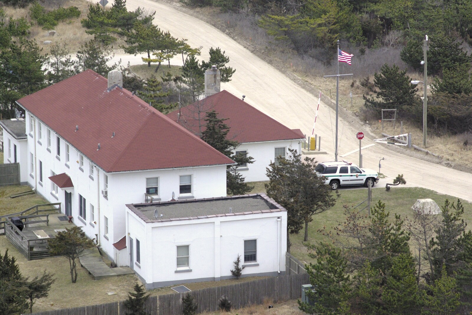 A Return to Fire Island, Long Island, New York State, US - 30th March 2007: The island police station