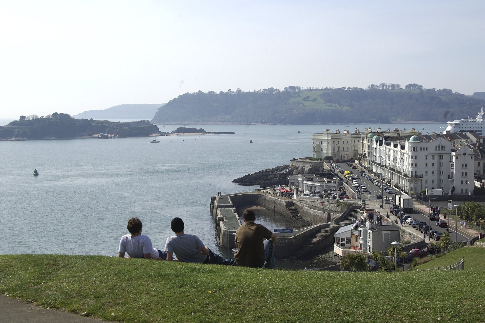 A view over West Hoe from A Trip to The Barbican, Plymouth, Devon - 6th April 2007