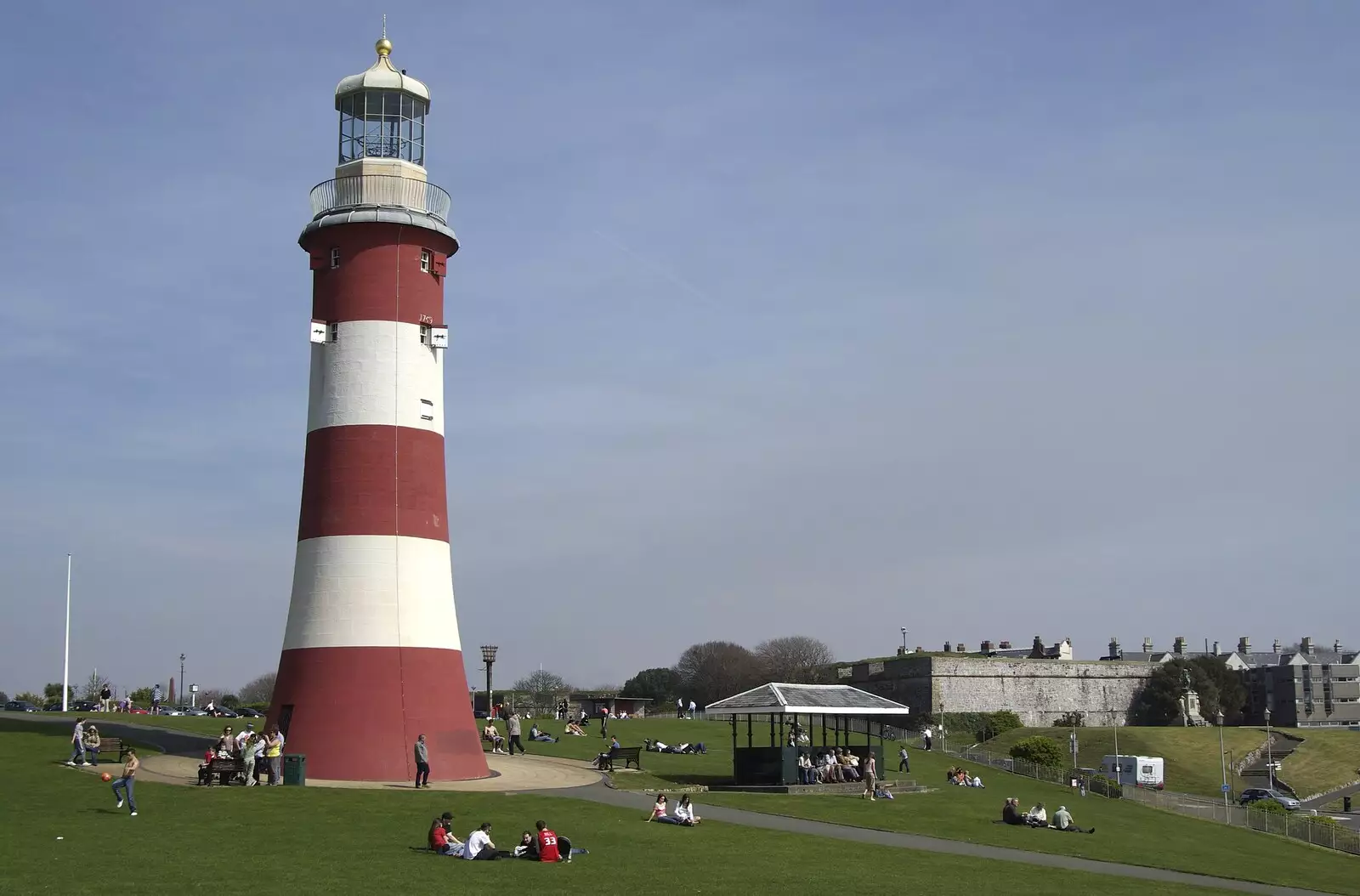 The compulsory shot of Smeaton's Tower, from A Trip to The Barbican, Plymouth, Devon - 6th April 2007