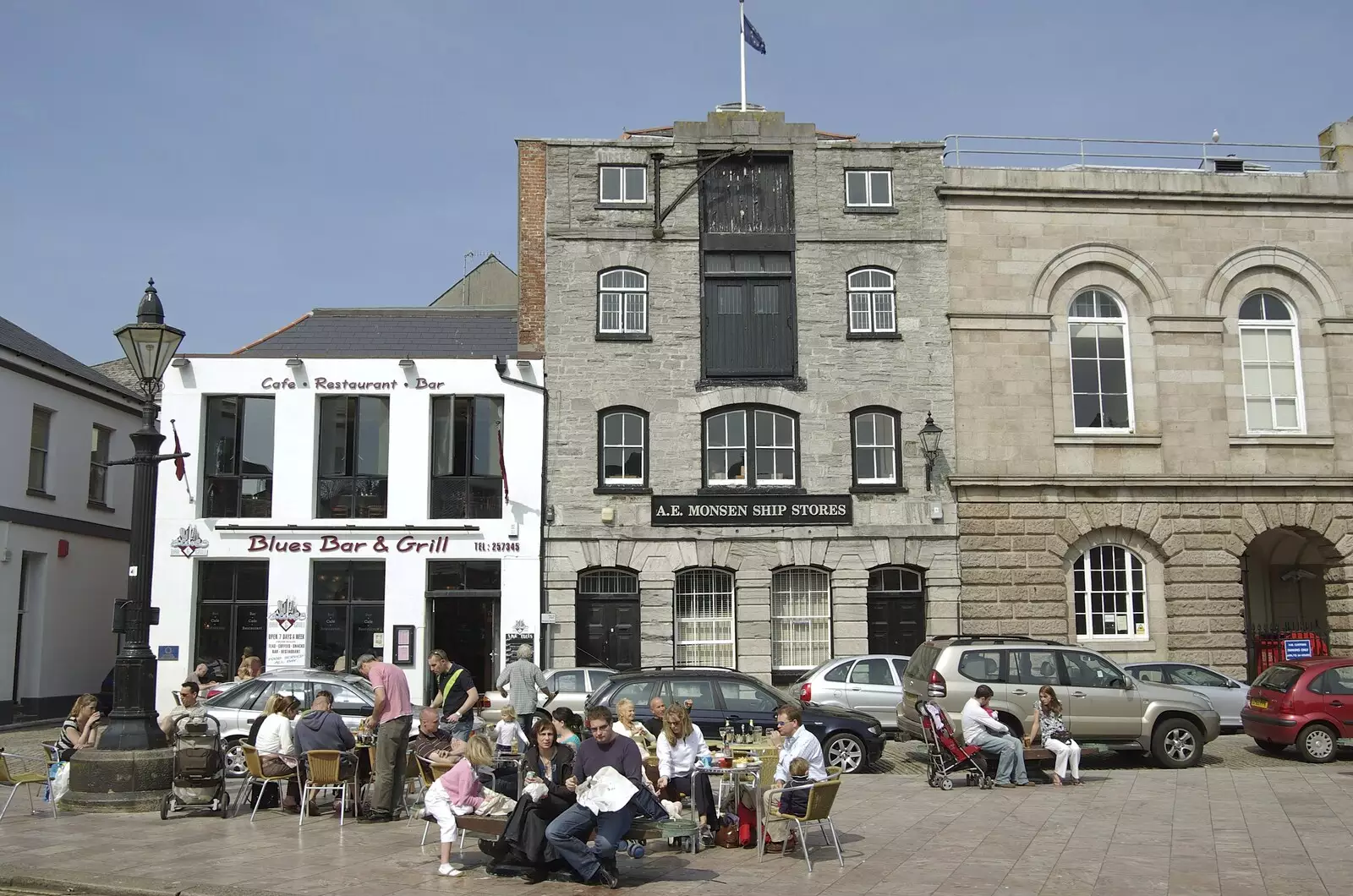 Pubs and the customs house on the Barbican, from A Trip to The Barbican, Plymouth, Devon - 6th April 2007