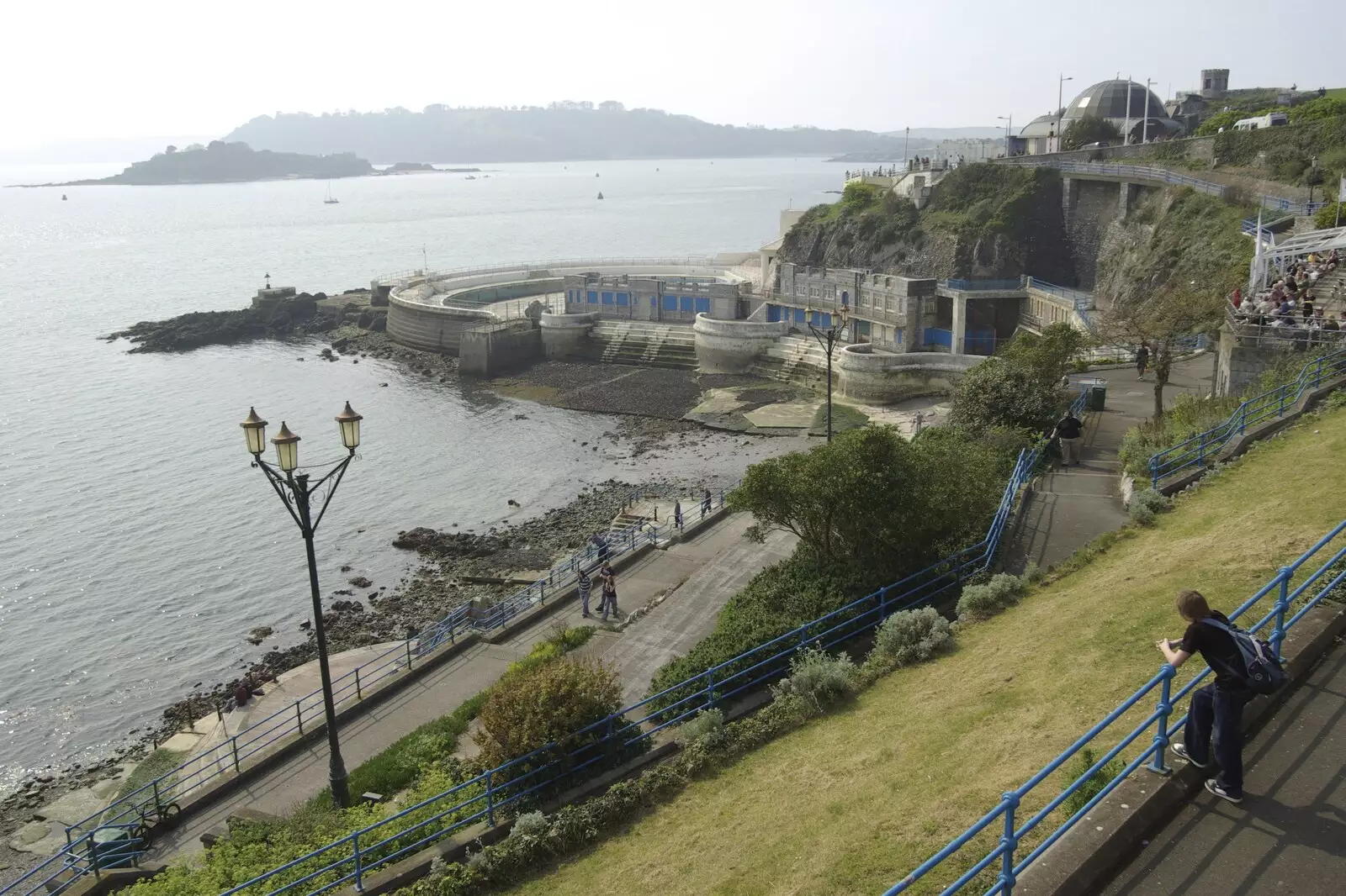 East Hoe and Tinside Lido, from A Trip to The Barbican, Plymouth, Devon - 6th April 2007