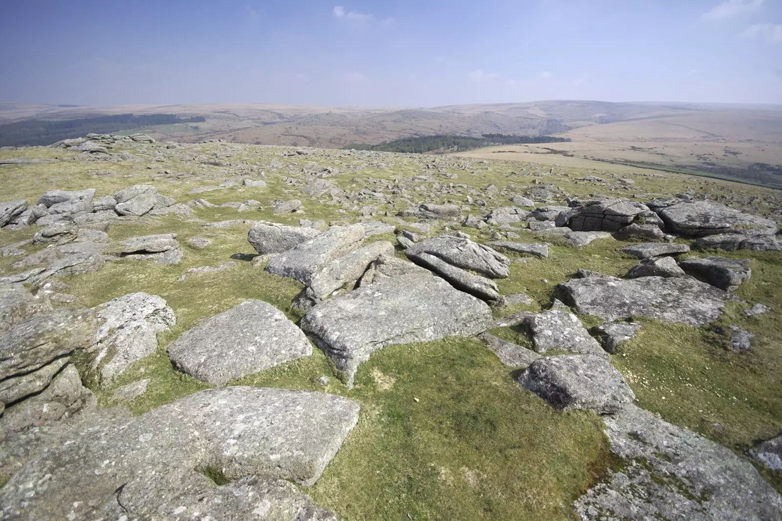 A view from Sheepstor, from A Walk up Sheepstor and Visiting Sis and Matt, Dartmoor and Chagford, Devon - 9th April 2007