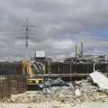 A pile of rubble, Science Park Demolition, Bjarne Stroustrup, and Taptu/Qualcomm Miscellany, Cambridge - 29th April 2007