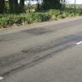 2007 There are some baffling skid marks near Wetherden