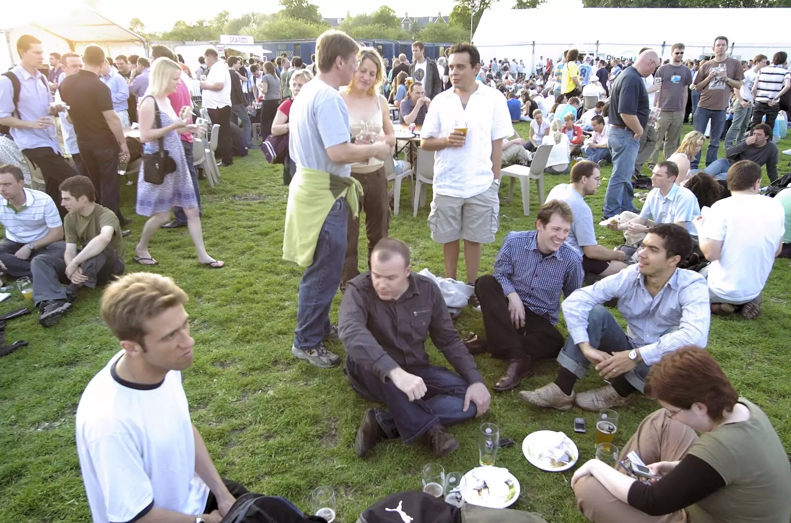 Taptu and Qualcomm get it together, from The Cambridge Beer Festival, Jesus Green, Cambridge - 24th May 2007