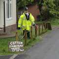 There's a 'traffic rozzer' scarecrow in Finningham, Nosher's Birthday Trip, New Milton, Hampshire - 26th May 2007