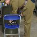 2007 Captain Melchett ties up his shoelace