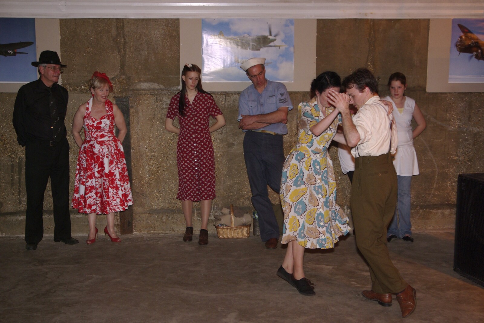 A 1940s Airfield Hangar Dance, Debach, Suffolk - 9th June 2007: Some Lindy Hopping, maybe