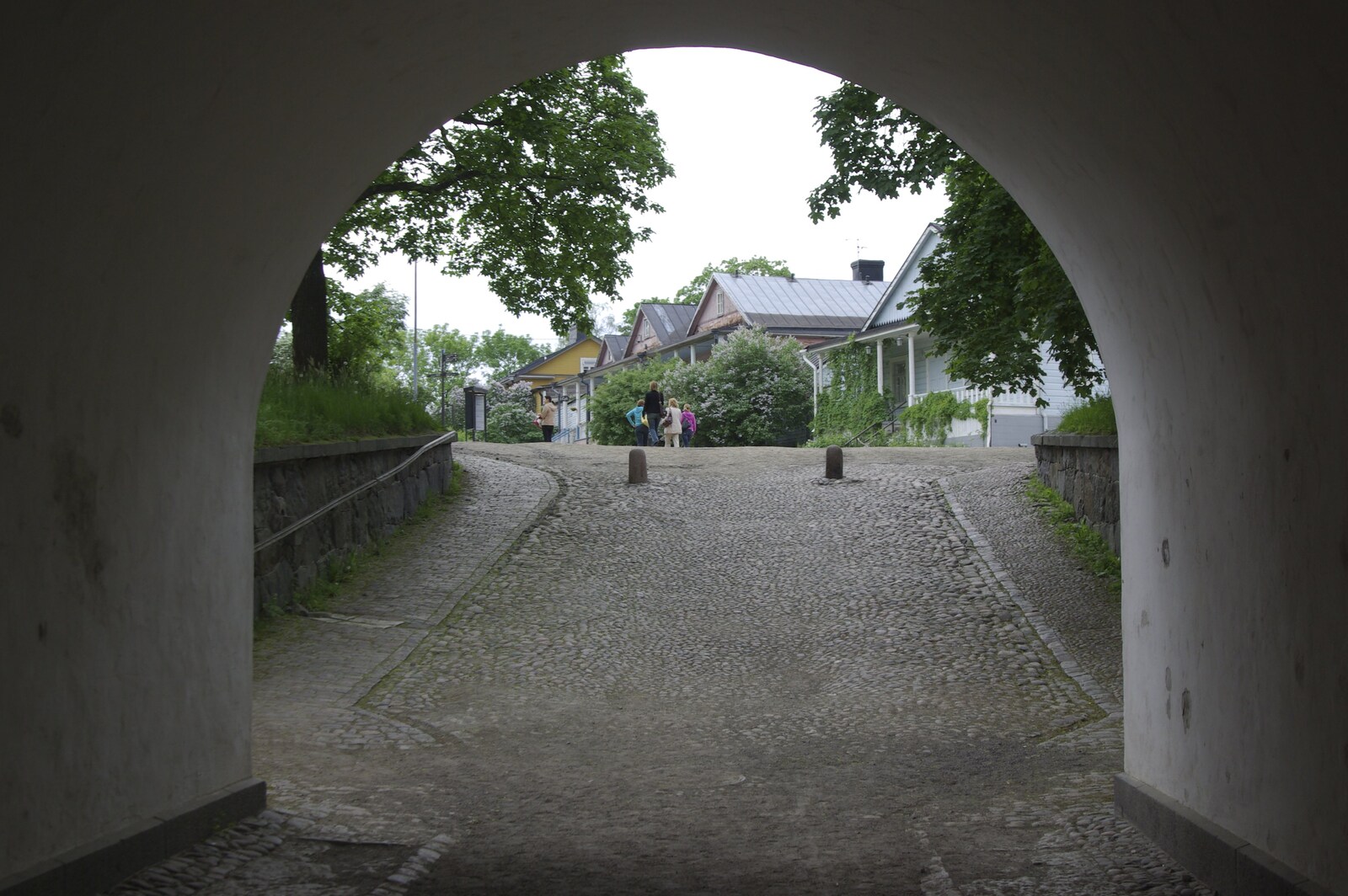 Genesis in Concert, and Suomenlinna, Helsinki, Finland - 11th June 2007: A view through a tunnel