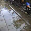 2007 A wet pavemenent outside the Eraina restaurant, Cambridge