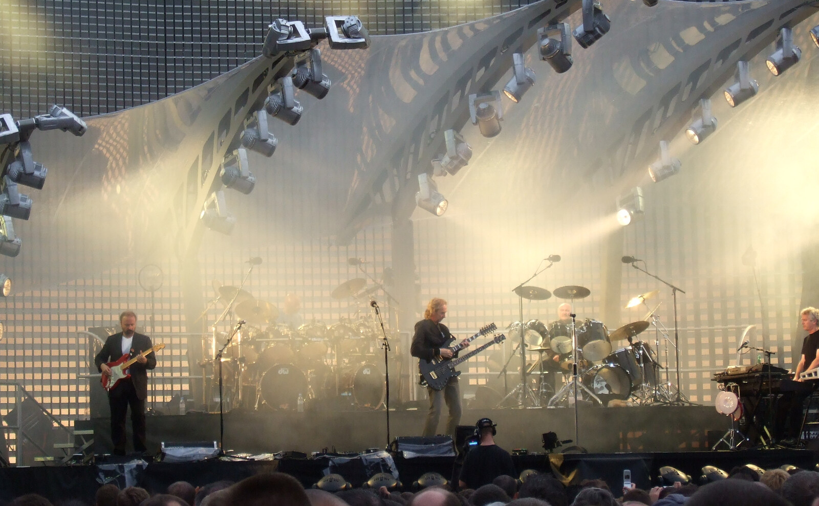 Genesis Live at Parc Des Princes, Paris, France - 30th June 2007: The band do some old stuff