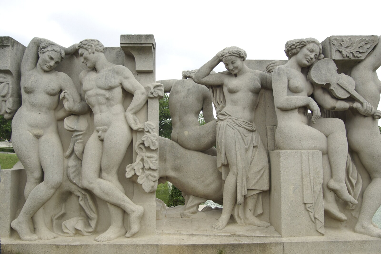 Genesis Live at Parc Des Princes, Paris, France - 30th June 2007: Statues get their bits out