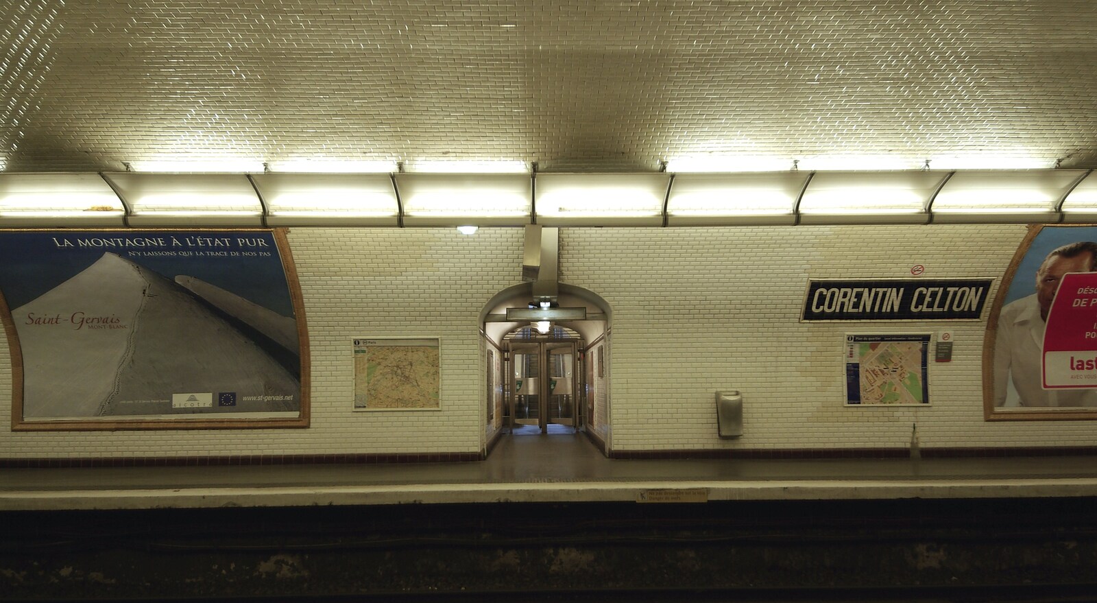 Genesis Live at Parc Des Princes, Paris, France - 30th June 2007: Corentin Celton metro station
