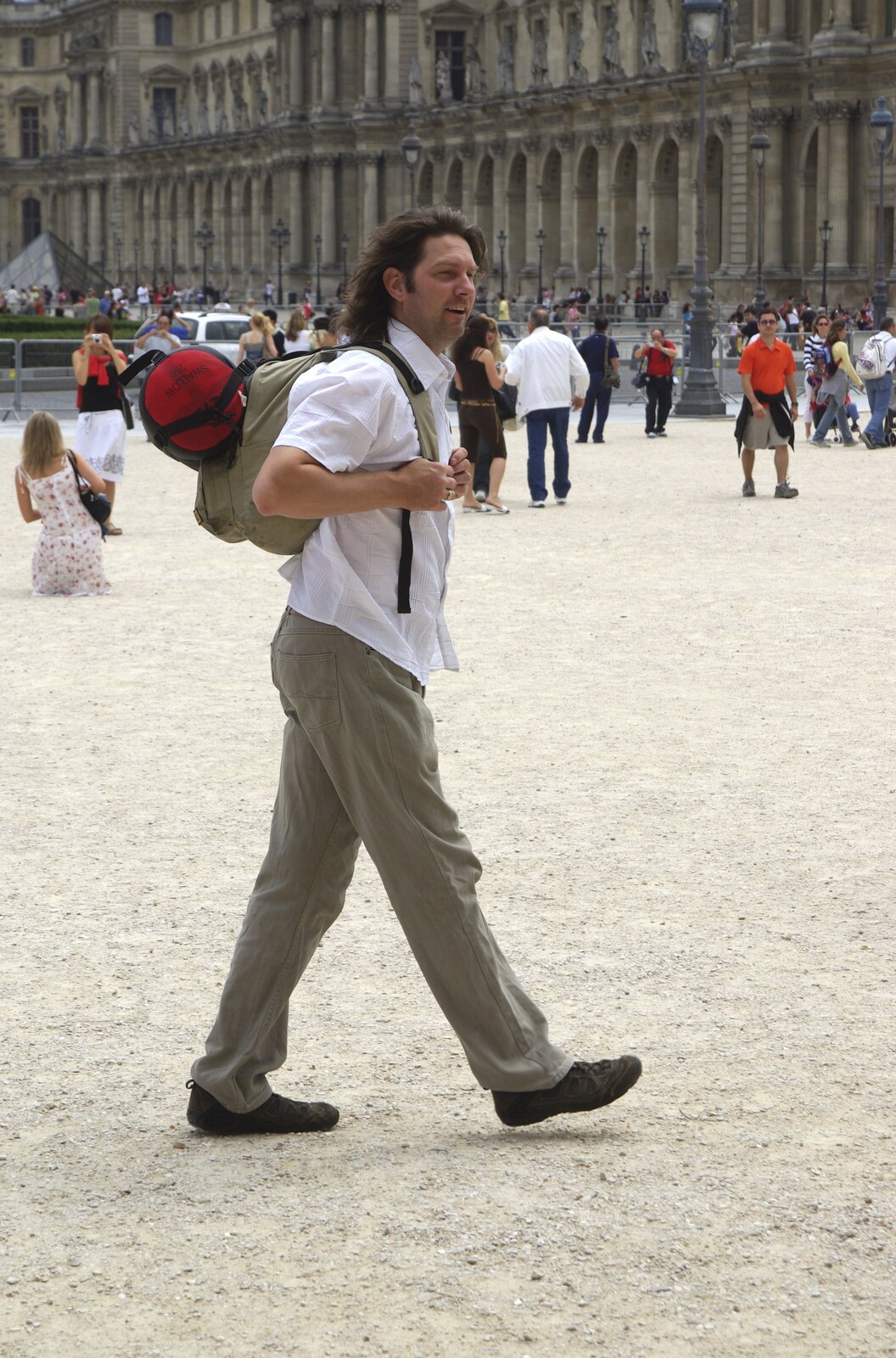 Genesis Live at Parc Des Princes, Paris, France - 30th June 2007: Sean strolls around
