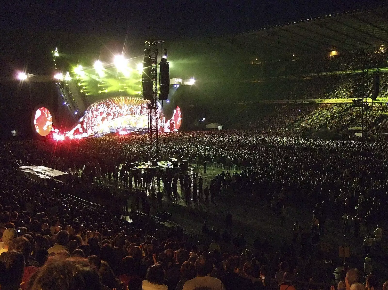 Thousands in Twickenham Stadium, from Genesis Live at Twickenham, and Music on Parker's Piece, London and Cambridge - 8th July 2007