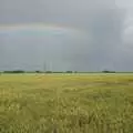 A rainbow over a Suffolk field, Genesis Live at Twickenham, and Music on Parker's Piece, London and Cambridge - 8th July 2007