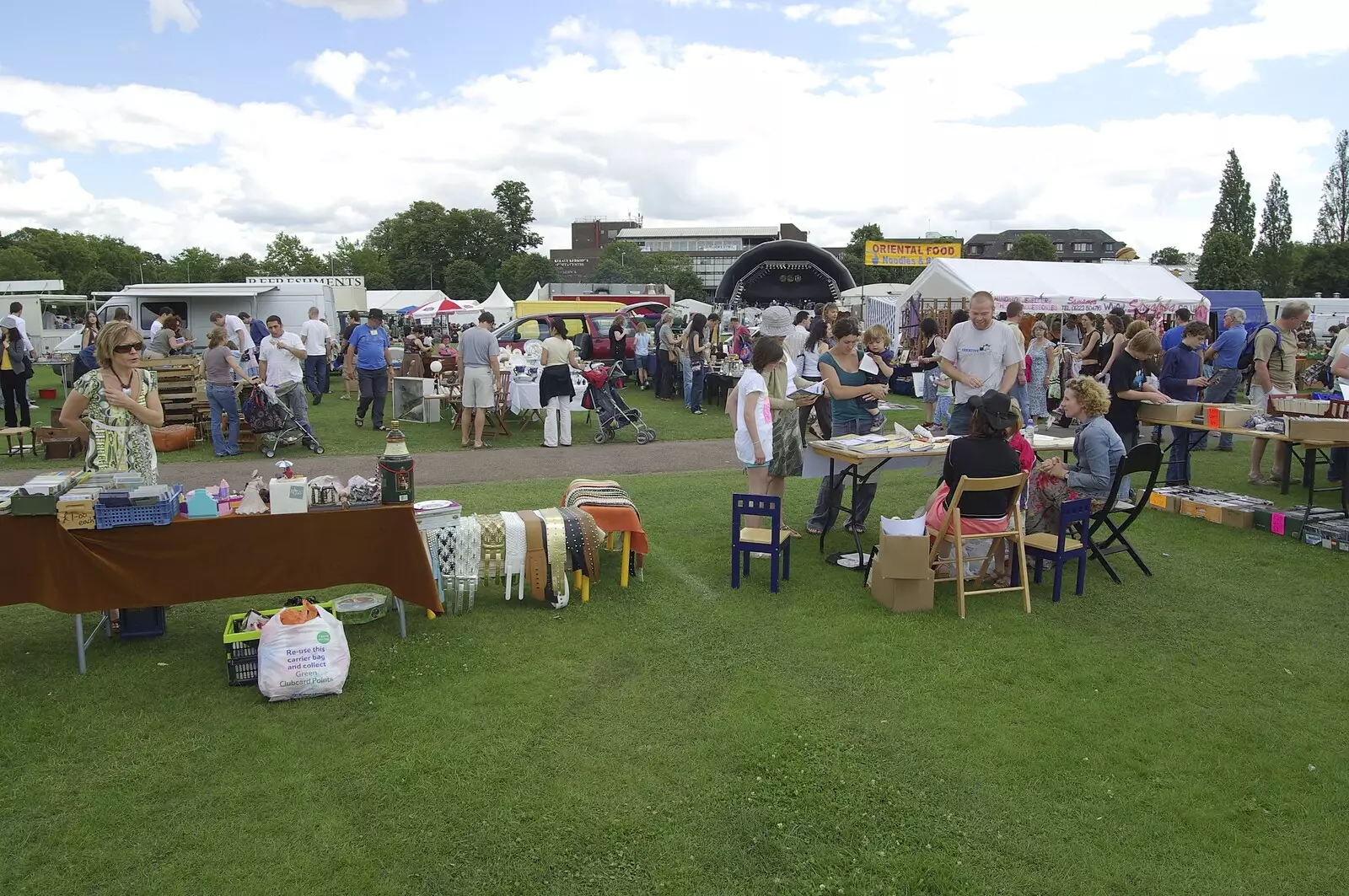 Some bric-a-brac stalls, from Genesis Live at Twickenham, and Music on Parker's Piece, London and Cambridge - 8th July 2007