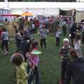 Elswhere, there's a kids' circus skills workshop occuring